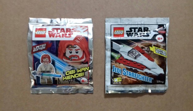 Bontatlan Star Wars LEGO Obi-Wan Kenobi + Jedi Starfighter 75333 mini