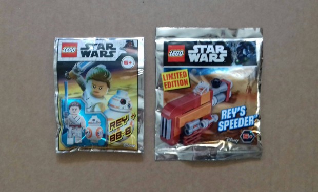 Bontatlan Star Wars LEGO Rey + BB-8 minifigura + Rey siklja Fox.rban