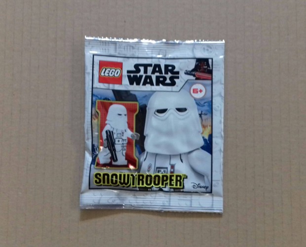 Bontatlan Star Wars LEGO Snowtrooper Hógárdista minifigura levél csoma