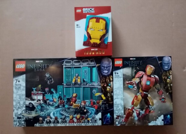 Bontatlan Super Heroes Infinity LEGO 76216 + 76206 + 40535 Iron Foxrb