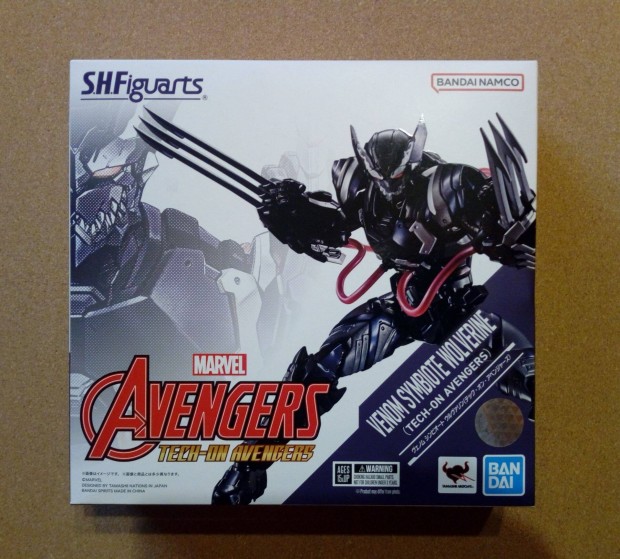 Bontatlan Tech-On Avengers S.H. Figuarts Venom Symbiote Wolverine