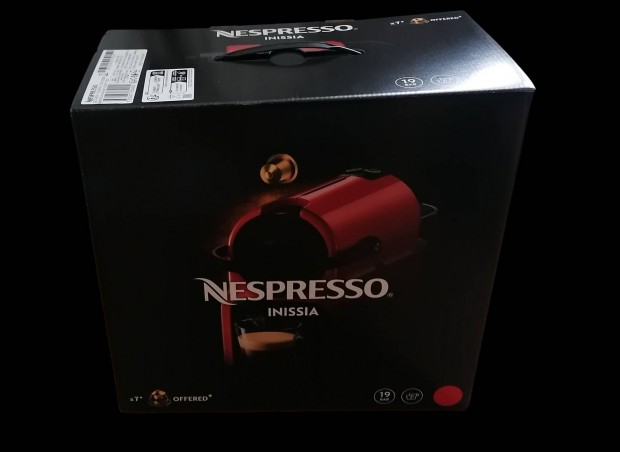 Bontatlan j Nespresso Inissia C40 EU3 Ruby Red kapszuls kvfz