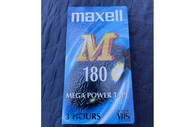 Bontatlan VHS videkazetta Maxell 180 perces