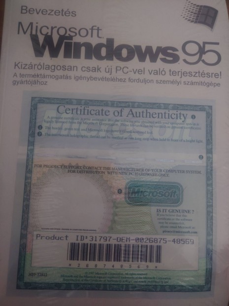 Bontatlan Windows 95 