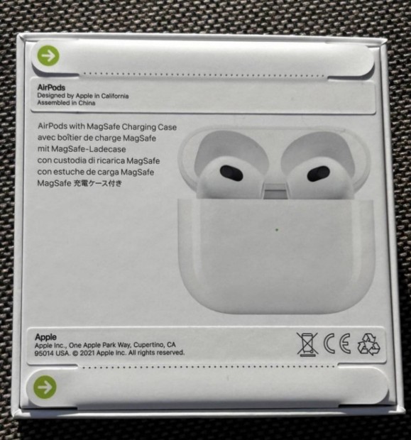 Bontatlan ,j Apple Airpods (Gen. 3.) magsafe tokkal