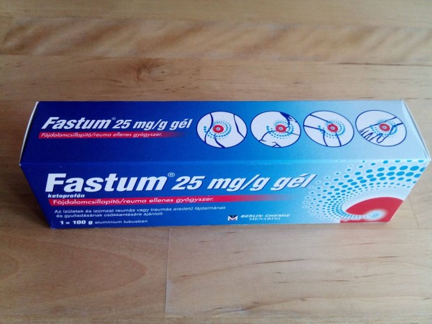 Bontatlan csomagols Fastum gl 100 mg-os tubus