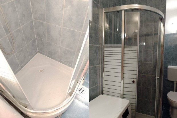Bontott 80x80 Murano komplett zuhanykabin tlcval s szifonnal