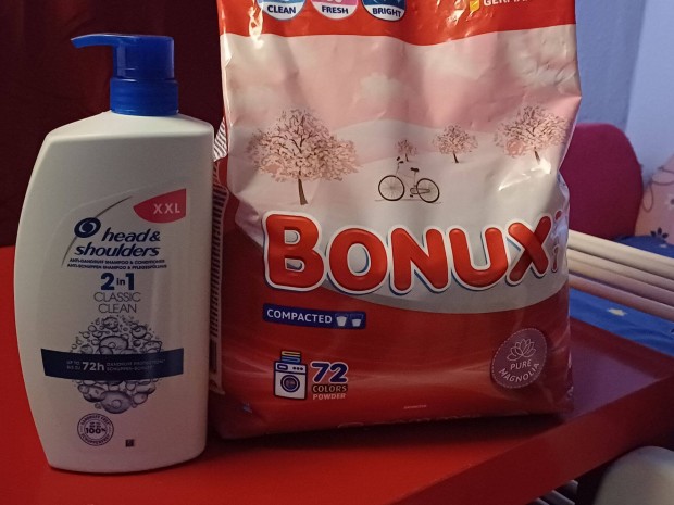 Bonux Mosószer És Head & Shoulders Sampon (Jánoshidán Van )