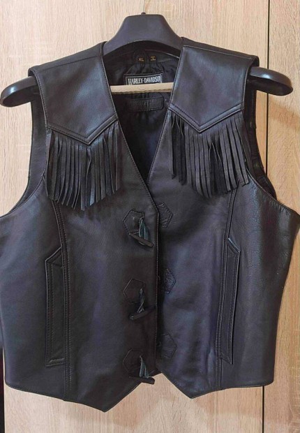 Bőr mellény, motoros (Harley Davidson)