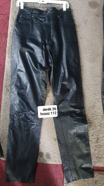 Bőr nadrág derék 36cm