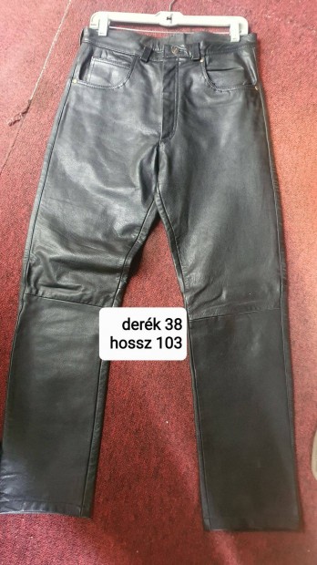 Bőr nadrág derék 38cm