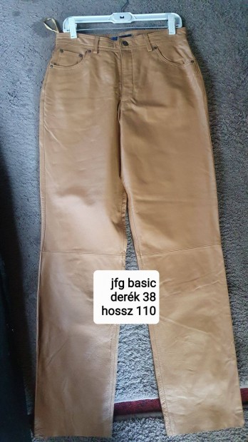 Bőr nadrág derék 38cm