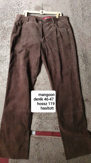 Bőr nadrág derék 46-47 cm