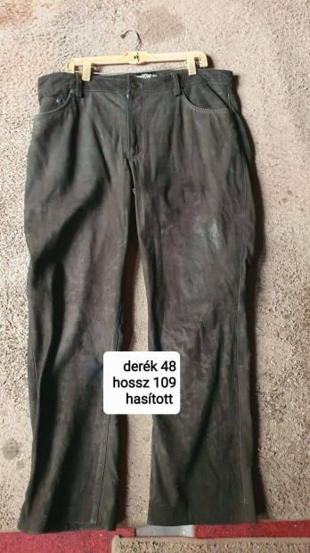 Bőr nadrág derék 48cm
