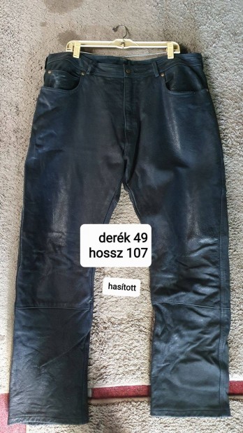 Bőr nadrág derék 49cm