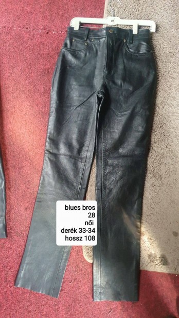 Bőr nadrág női kissebb méret
