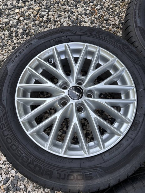 Borbet 7x16 et40 5x108 alufelni 215/60 nyarigumival