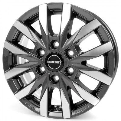 Borbet Borbet CW6 mistral antracit polírozott fényes 7,5X18 6X139,7