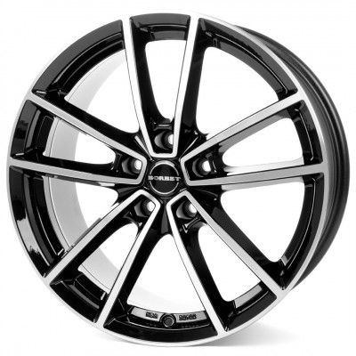 Borbet Borbet W feketére polírozott fényes 7X17 5X114,3 ET45 CB72,6 |