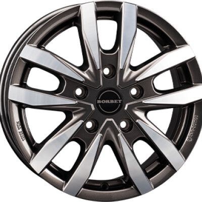 Borbet CW5 S�t�t antracit Pol�rozott 6,5X16 5X160 ET60 CB65,1 |