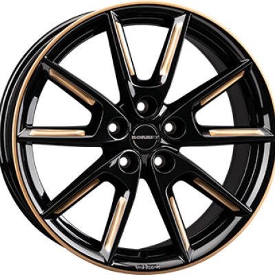 Borbet LX F�nyes fekete Arany 8X19 5X108 ET45 CB72,5 | alufelni |
