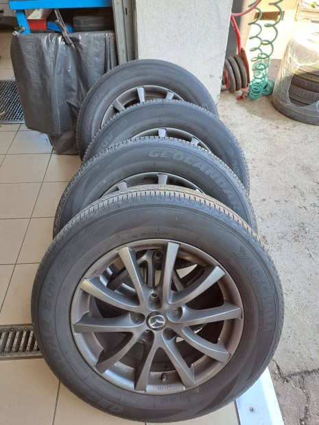 Borbet grafit alufelni R17 + Yokohama nyári abroncs 225/65