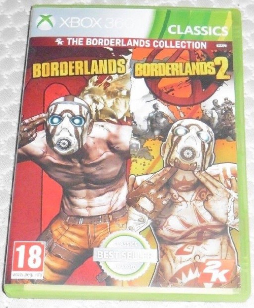 Borderlands Collection 1-2 rsz Gyri Xbox 360 Xbox ONE Series X Jtk