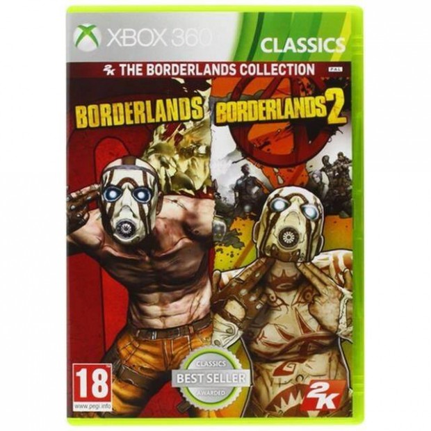 Borderlands Collection (1+2) eredeti Xbox 360 jtk