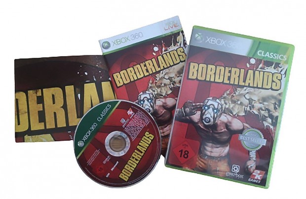 Borderlands Xbox360 jtk poszterrel jszer kszletrl