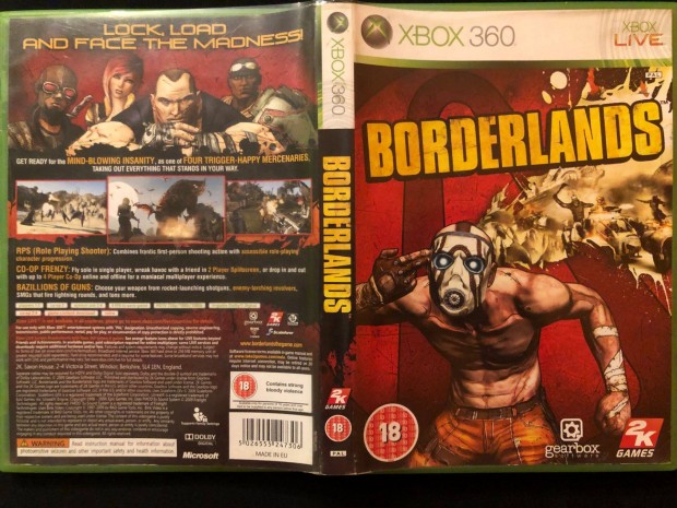 Borderlands Xbox 360 | Xbox ONE | Series X eredeti jtk (kziknyvvel
