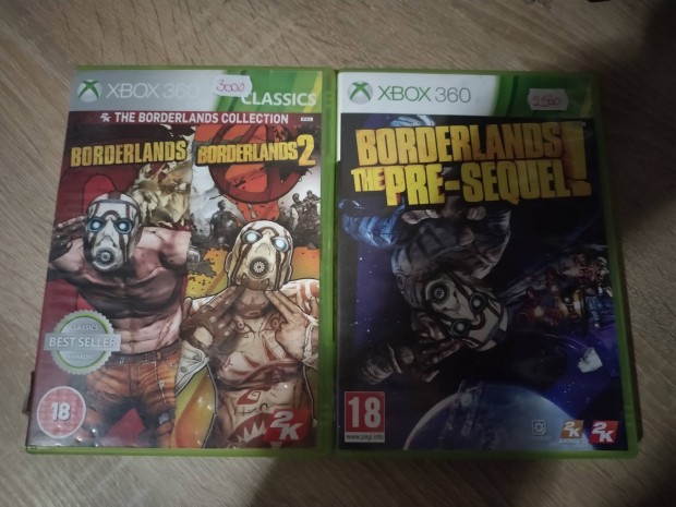 Borderlands Xbox 360 jtkok egyben 