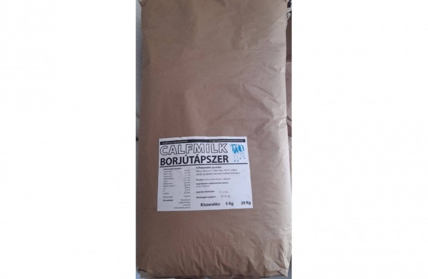 Borjtejpor tejptl tpszer 20kg/zs Calfmilk-kiszlltva