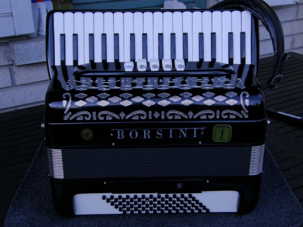 Borsini profi olasz 72 bassz. harmonika tangóharmonika accordion