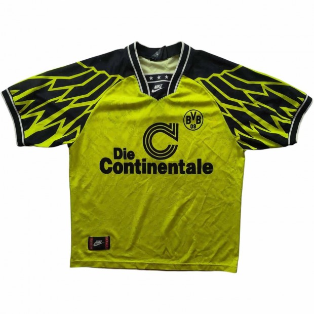 Borussia Dortmund 1994-95 Nike hazai foci mez M-es