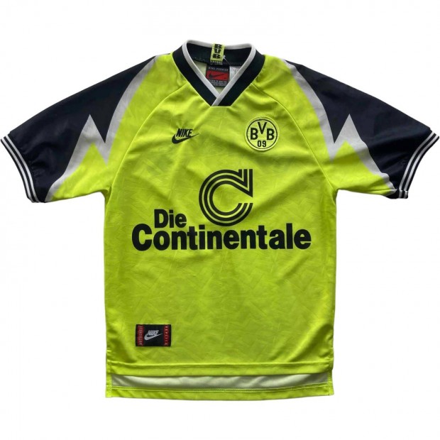 Borussia Dortmund 1995-96 Nike hazai foci mez XS-es