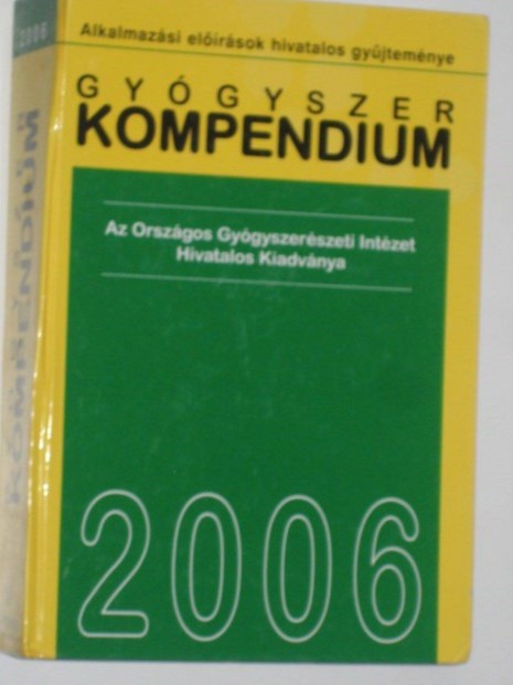 Borvendg Gygyszer kompendium 2006 + mellklet