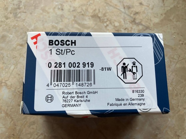 Bosch 0281002919 üzemanyag nyomás érzékelő