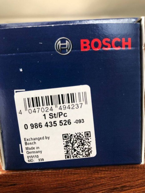 Bosch 0 986 435 526 injektor/porlaszt MAN