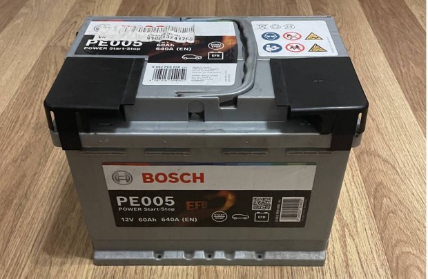 Bosch 60Ah 640A jobb+ akkumultor