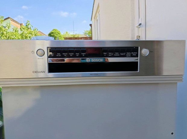 Bosch A+++ inox (wifi) digitális beépíthető 14 terítékes mosogatógép