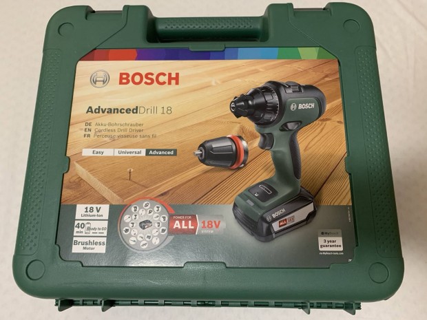 Bosch Advanced Drill 18 akkus csavaroz, fr