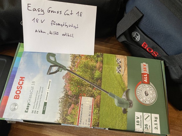 Bosch Easy Grass Cut 18 18v akkus fszeglynyr fkasza fszeglyvg