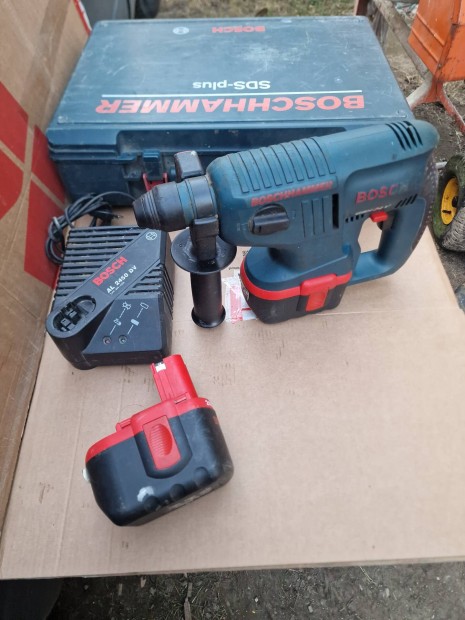 Bosch GBH 24 V akksis tvefr betonfr tltvel dobozban 