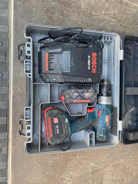 Bosch GSR 18V-Li professional akksis fr-csavaroz + tlt+akksi