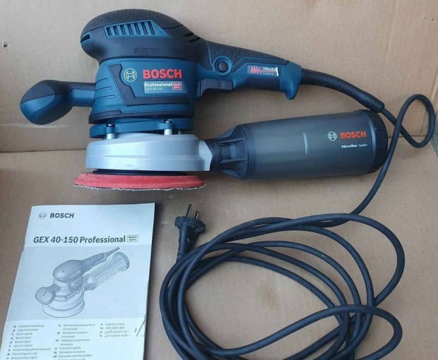 Bosch Gex 40-150 Excentercsiszol keveset hasznlt