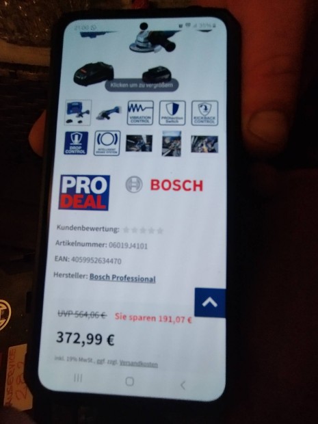 Bosch Gws Flex 18V _10PSC