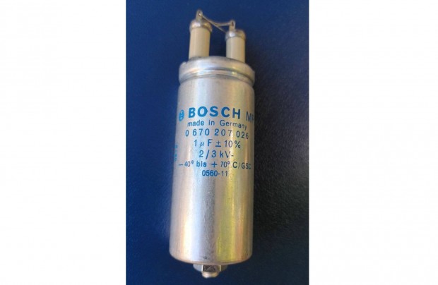 Bosch MP HV capacitor 2 / 3KV- 1F (uf) 1969 0670207026 kondenztor