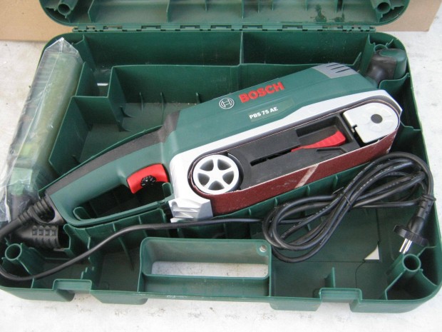 Bosch PBS 75 AE elektromos szalagcsiszol (750W)