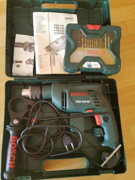 Bosch PSB 500RE+ 30tlg/pcs szerszmkoffer