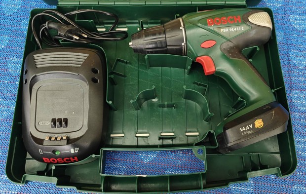 Bosch PSR 14.4 LI-2 akkus fr-csavaroz kofferben _ingyenes Foxpost